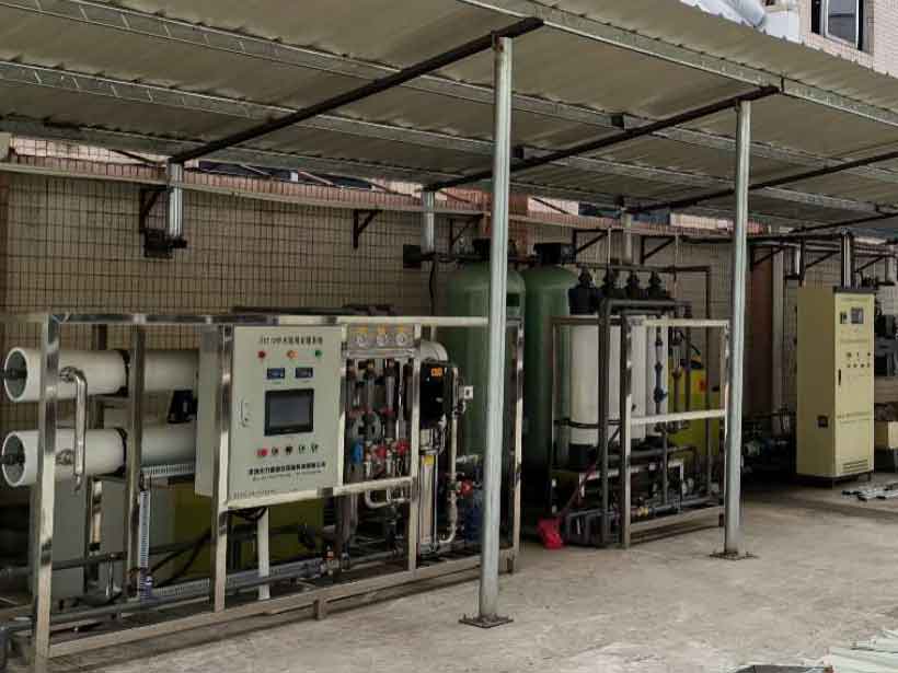 玻璃磨邊污水循環處理處理設備、純水設備原水中水設備、玻璃清洗純水設備