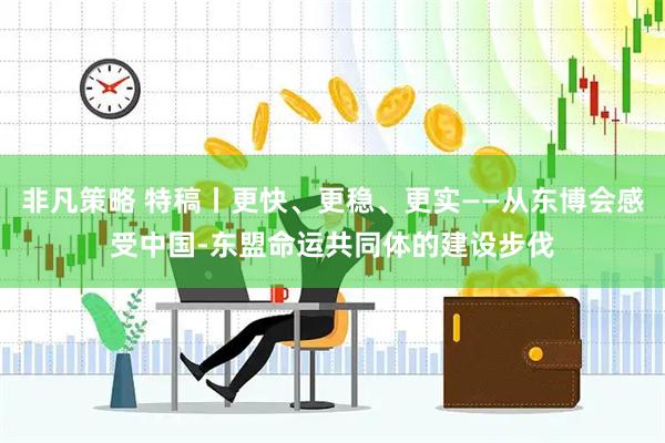 非凡策略 特稿丨更快、更稳、更实——从东博会感受中国-东盟命运共同体的建设步伐