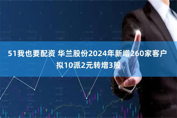51我也要配资 华兰股份2024年新增260家客户 拟10派2元转增3股